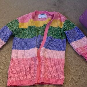 Old Navy Multicolor Knit Cardigan